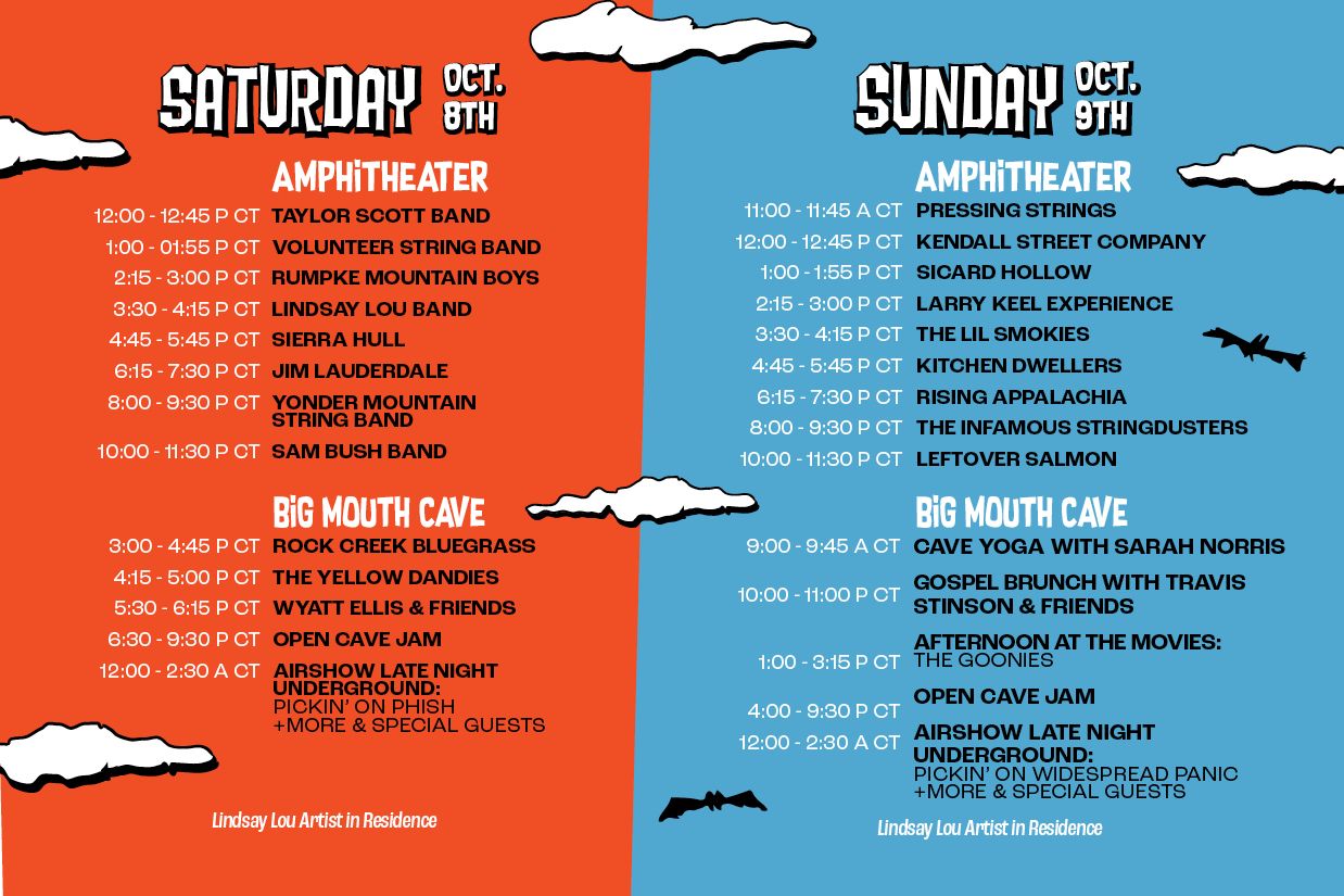 CaveFest at The Caverns, October 8 & 9, 2022 The Caverns